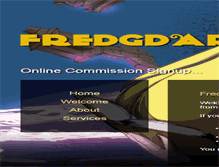 Tablet Screenshot of fredgdart.com